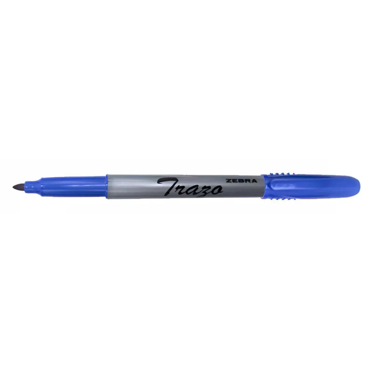 Marcador Tinta Permanente Zebra Punto Fino Azul Escolar - Zebra - vista trasera