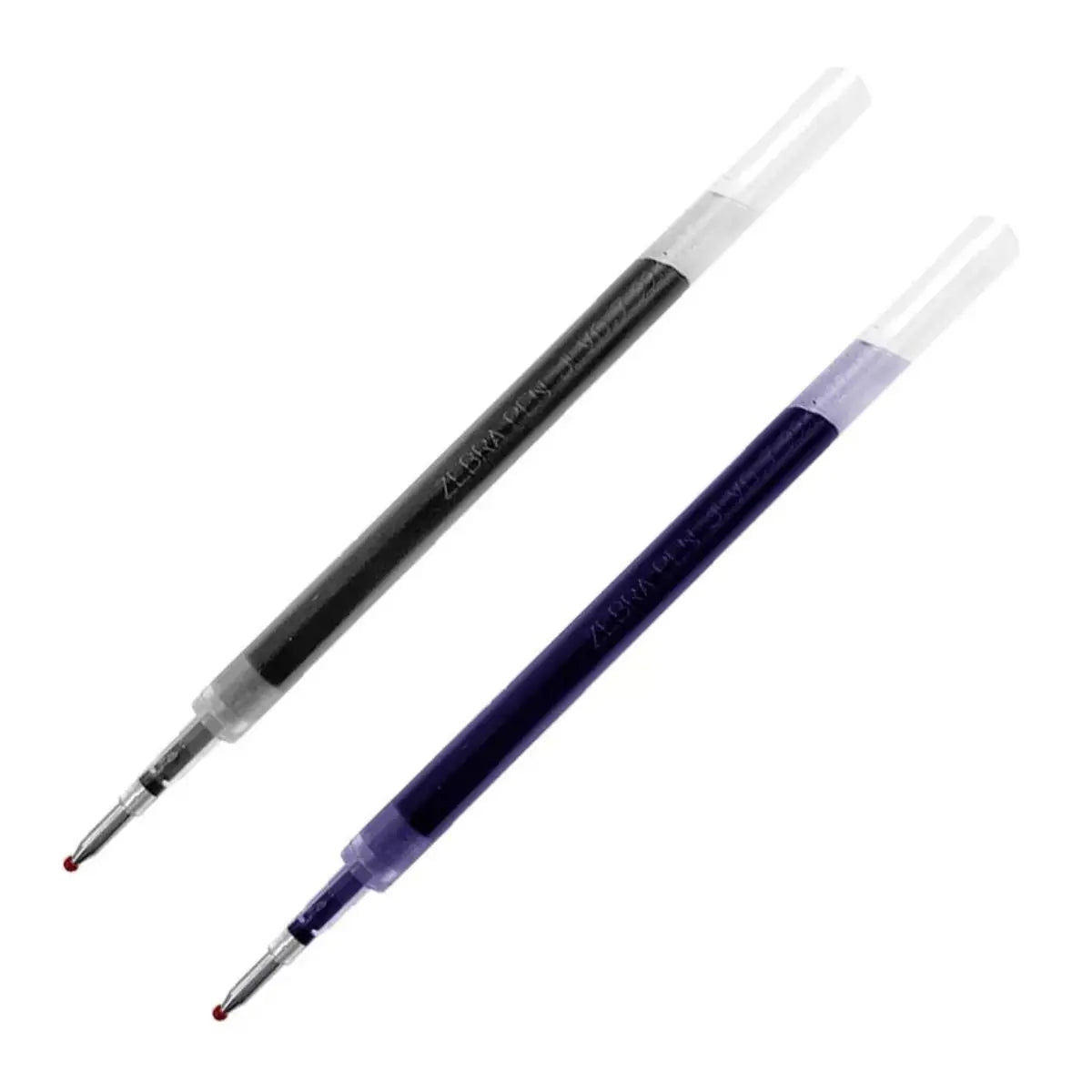 2 Repuestos Jlv Boligrafo Zebra 0.7mm Tinta Gel Negro Y Azul - Zebra - vista lateral