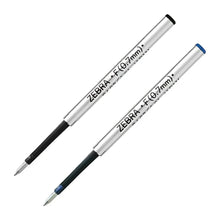 Repuesto F Tinta Negra y Azul Zebra - Zebra - vista trasera