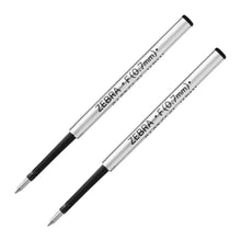 2 Repuestos F Boligrafos Zebra 0.7mm Tinta Gel Color Negro - Zebra