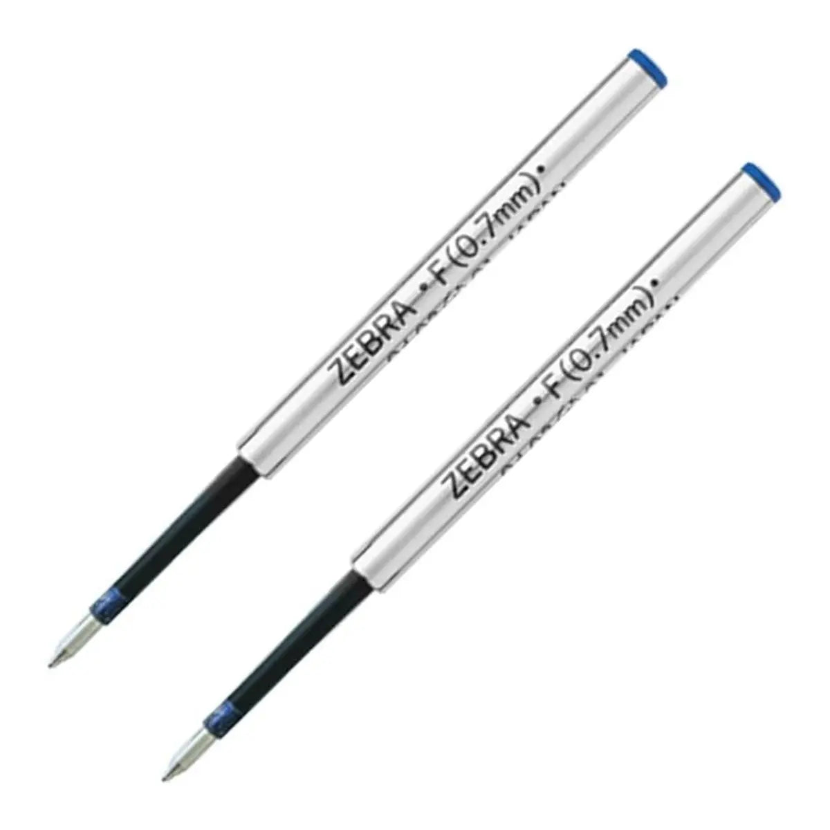 2 Repuestos F Boligrafos Zebra 0.7mm Tinta Gel Color Azul - Zebra - vista lateral