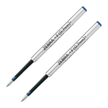 2 Repuestos F Boligrafos Zebra 0.7mm Tinta Gel Color Azul - Zebra - vista lateral