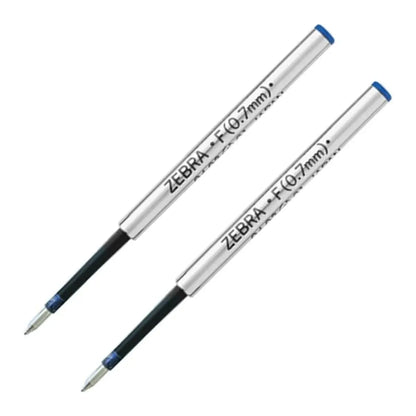 2 Repuestos F Boligrafos Zebra 0.7mm Tinta Gel Color Azul - Zebra - vista lateral