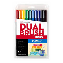 10 Marcador Dual Brush Primarios Zebra - Zebra - empaque