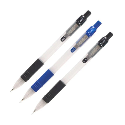 3 Lapiceros Portaminas Z Grip Zebra Retractil 0.5mm - Zebra - empaque