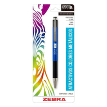 Boligrafo Retractil F-301 A Zebra Punto Fino 0.7 Mm Azul - Zebra - detalle