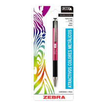 Boligrafo Retractil F-301 A Zebra Punto Fino 0.7 Mm Rosa - Zebra - detalle