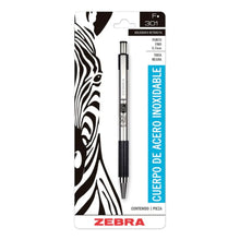 Boligrafo Retractil F-301 Zebra Punto Fino 0.7 Mm Negro - Zebra - empaque