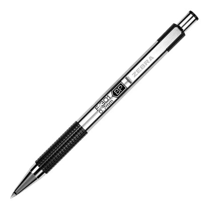 Boligrafo Retractil F-301 Zebra Punto Fino 0.7 Mm Negro - Zebra - accesorios