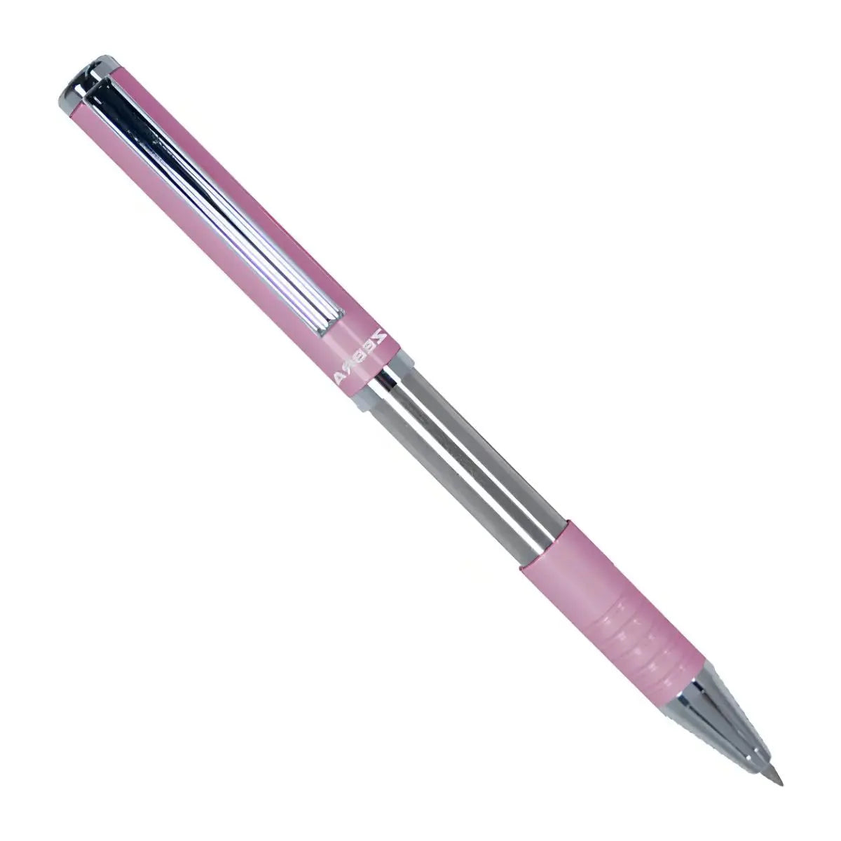 Pluma Slide Pen Zebra Punto Mediano Mini Color Rosa - Zebra - detalle