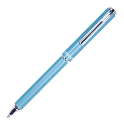 Pluma Slide Pen Zebra Punto Mediano Color Azul Claro - Zebra