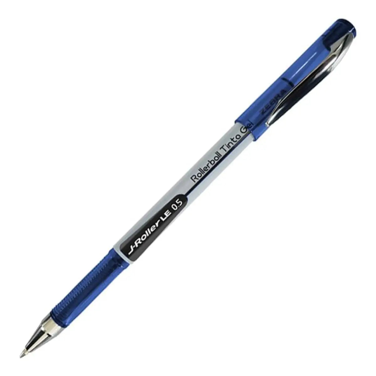 12 Boligrafos Gel J-roller Le Zebra Tinta Azul 0.5 Mm - Zebra