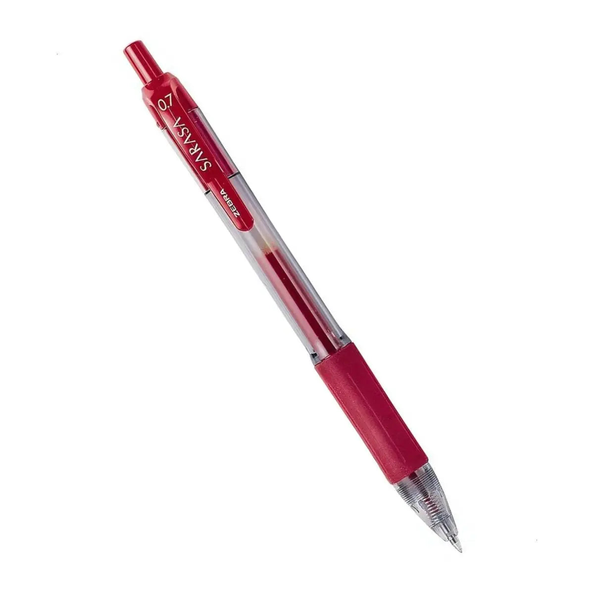 Boligrafo Sarasa mediano Rojo Zebra - Zebra - vista lateral