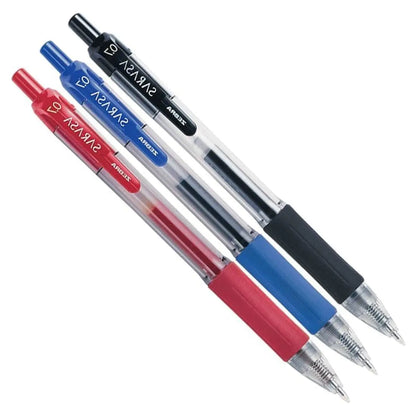 3 Boligrafo Sarasa retractil neg/azu/roj Zebra - Zebra - detalle