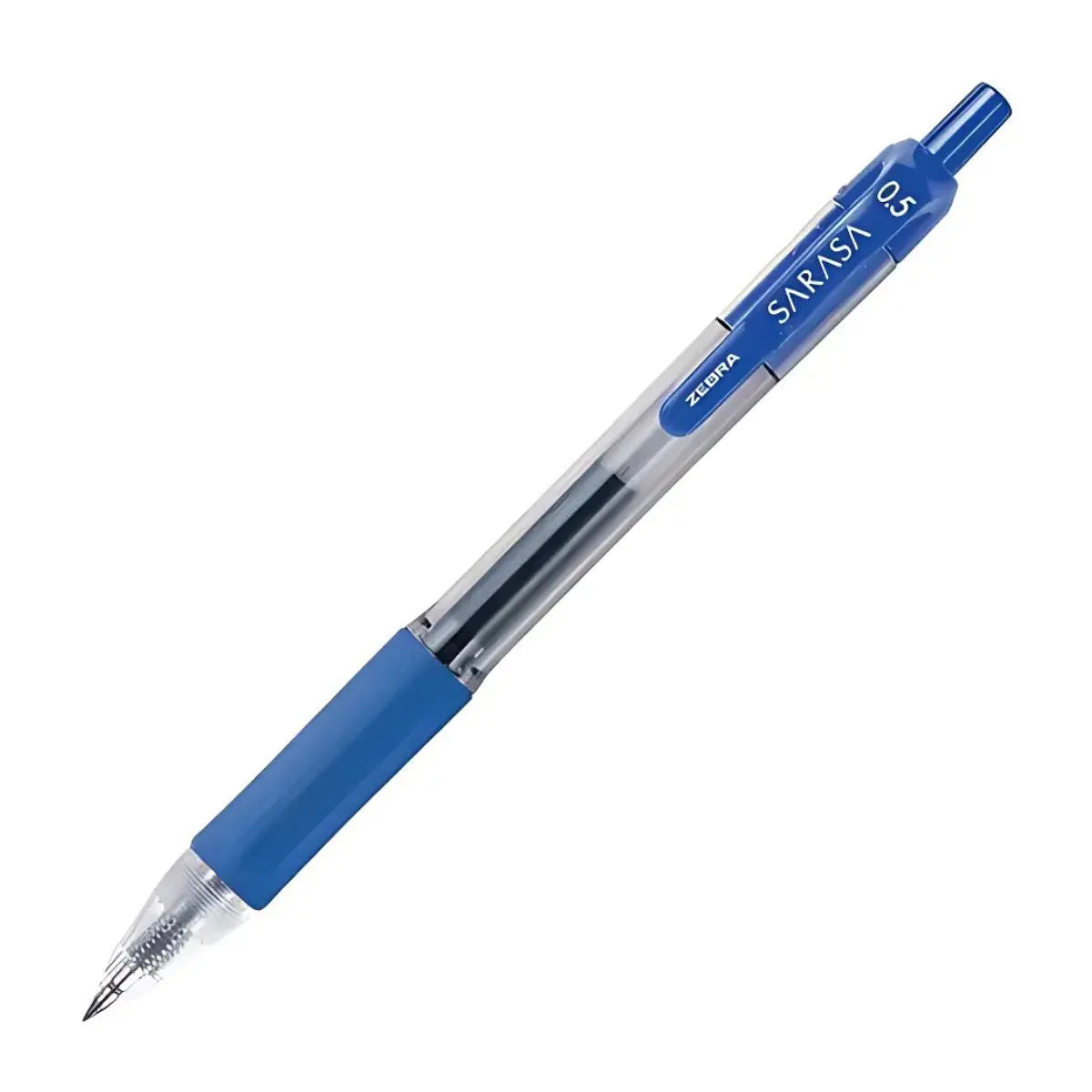 12 Boligrafo Sarasa fino Azul Zebra - Zebra - vista lateral