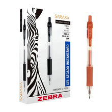 12 Boligrafo Sarasa fino Rojo Zebra - Zebra - detalle
