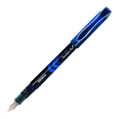 Pack 12 Pluma Fuente Z Fountain Pen Zebra Punta Metal Azul - Zebra - vista lateral