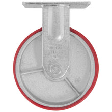 Rodaja Fierro PU Rojo 6" Dogotuls Fija - Dogotuls - vista trasera