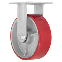 Rodaja Fierro PU Rojo 6" Dogotuls Fija - Dogotuls - detalle