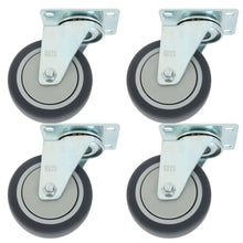 RODAJA PP Y TPR GRIS GIRATORIA 4" - Dogotuls