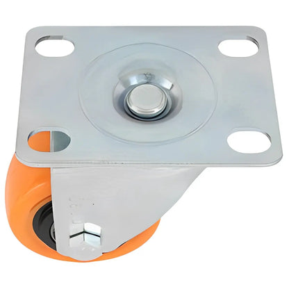 4 Rodaja Pvc Naranja Giratoria Placa 4 90kg Dogotuls - Dogotuls - vista trasera