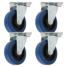 RODAJA GOMA ELASTICA AZUL GIRATORIA 3" - Dogotuls