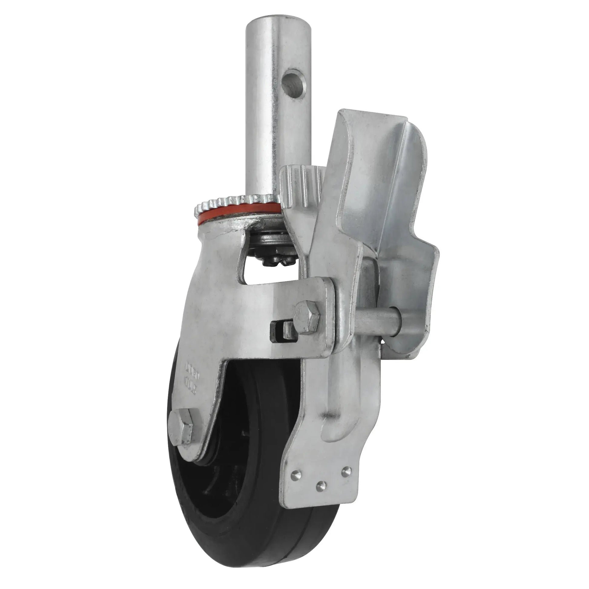 Rodaja Andamio 6" Dogotuls Hule Fierro Giratoria con Freno - Dogotuls - detalle