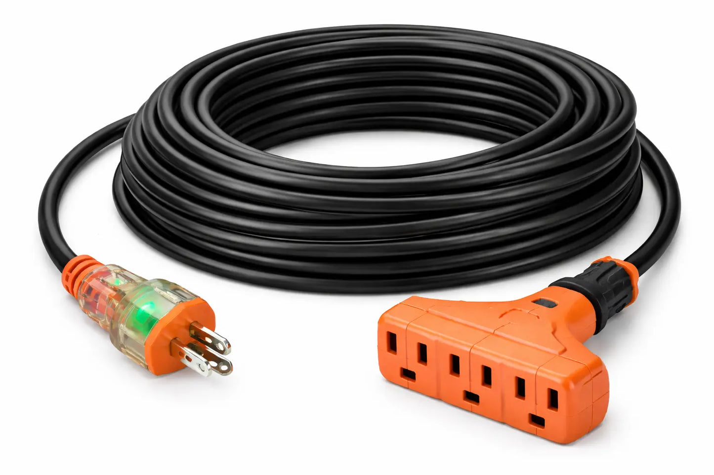 Extensión De Uso Rudo Con Enchufe Iluminado 13X14 Awg 15 M - Adir