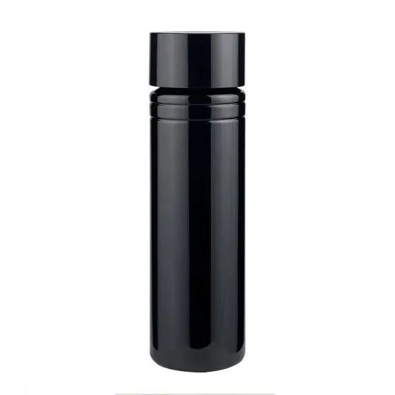 25 Cilindros Plástico Agua 850ml Colores Anfora Botella Agua Negro - unknown