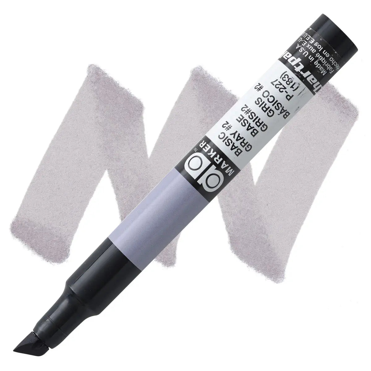 CHARTPAK - MARCADORES PUNTA TRIPLE TRI-NIB Basic Gray 2 227 - chartpak