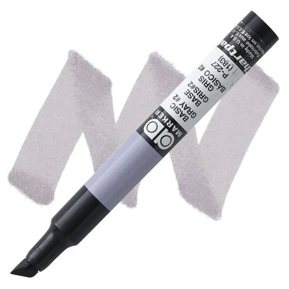 CHARTPAK - MARCADORES PUNTA TRIPLE TRI-NIB Basic Gray 2 227 - chartpak