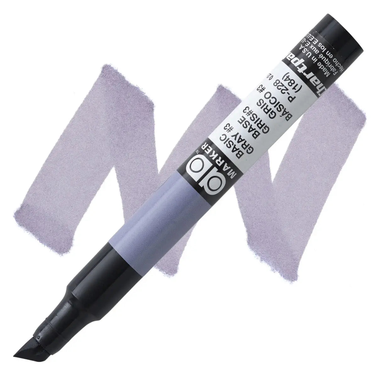 CHARTPAK - MARCADORES PUNTA TRIPLE TRI-NIB Basic Gray 3 228 - chartpak