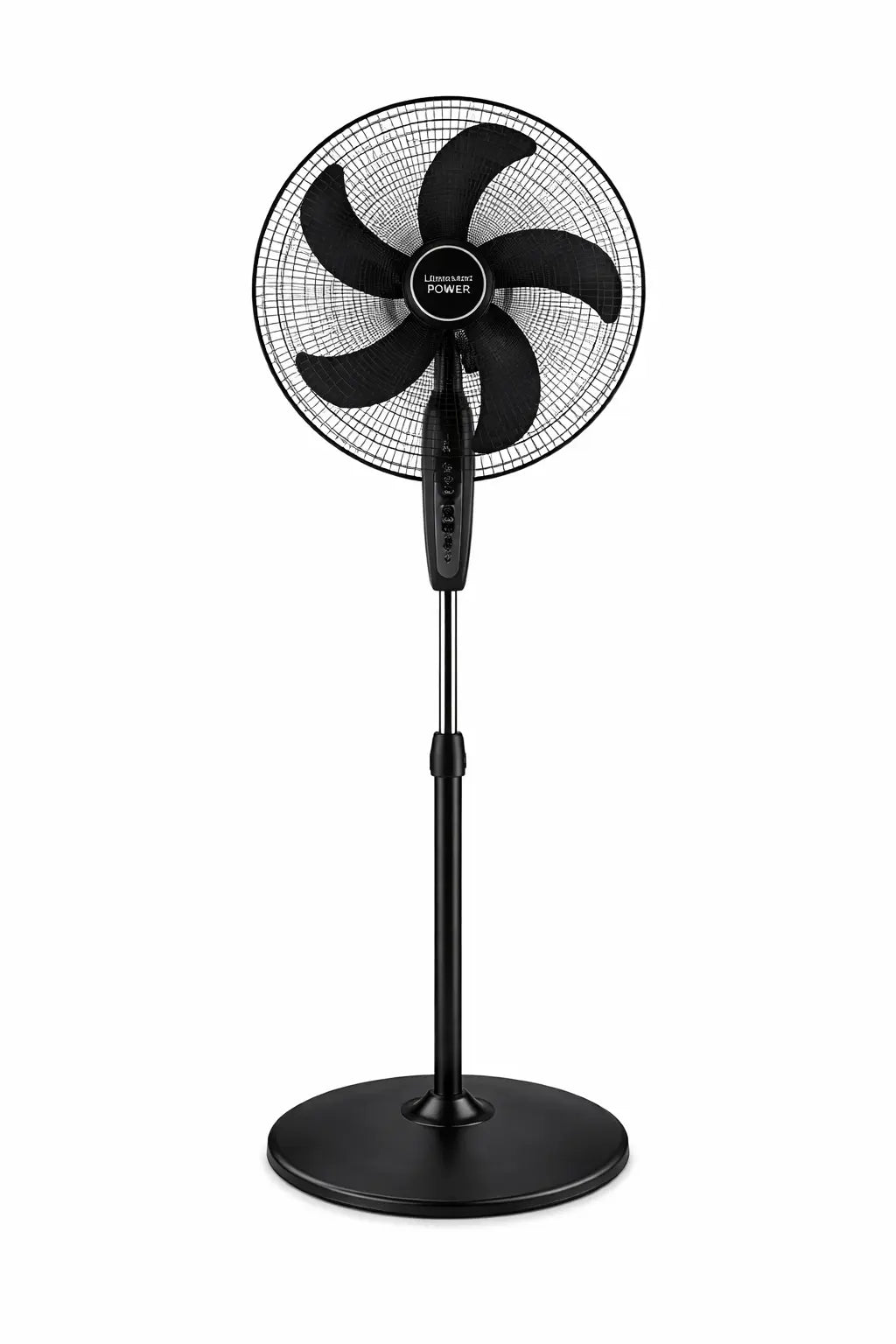Ventilador De Pedestal 20" Negro Silent Turbo Power Adir - Adir
