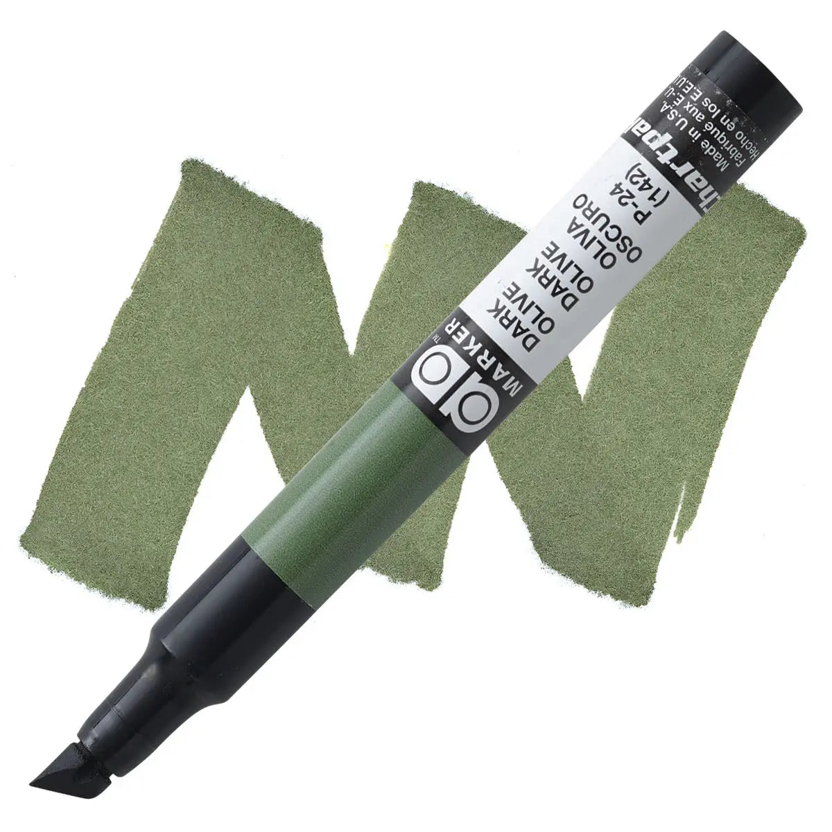 CHARTPAK - MARCADORES PUNTA TRIPLE TRI-NIB Dark Olive 24 - Chartpak