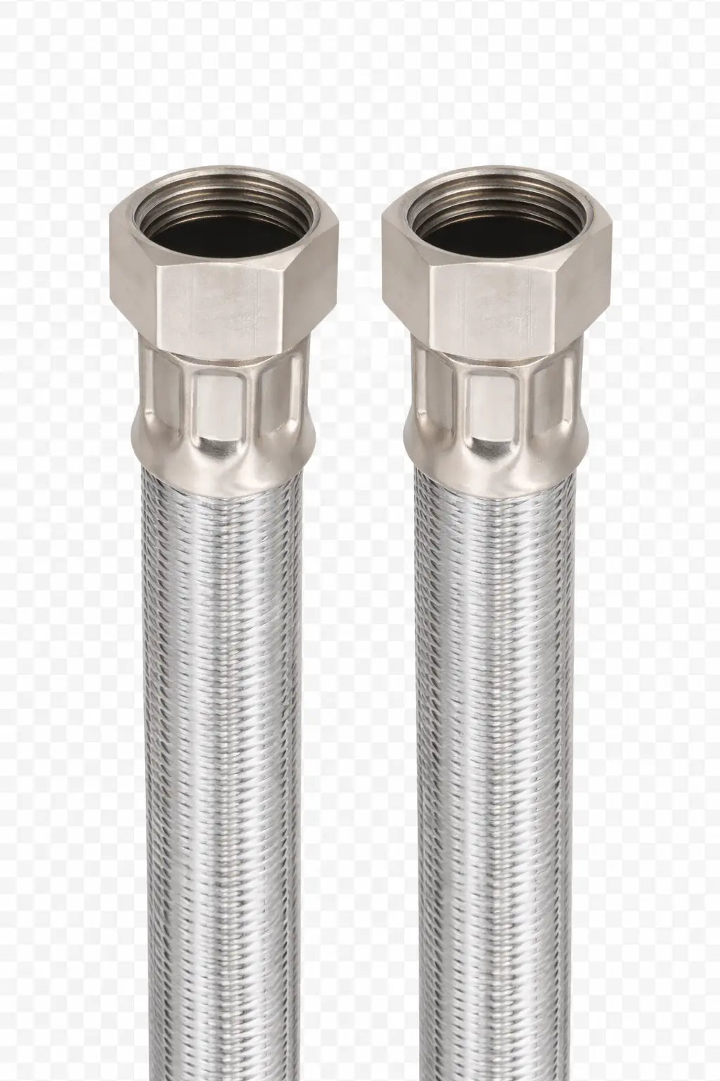 Manguera Para Boiler Flexible 1/2" X 1/2" X 80cm Acero Inoxidable Cnx Inner 10 Pzs - CNX - vista trasera