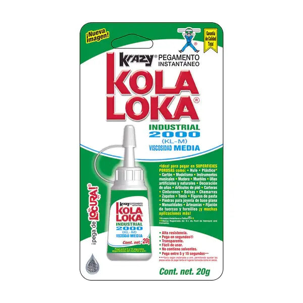 Pegamento Industrial Kli2000-20 G Kola Loka - Dogotuls - vista lateral