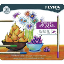 Lápices de Colores Acuarelables Lyra Rembrandt Aquarell Set 24 Piezas - Rembrandt