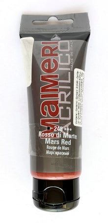 Pintura Acrílica En Tubo Maimeri Acabado Semi-mate 75ml Elige Color Rojo Marte - maimeri