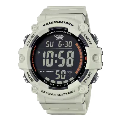 Reloj Digital Casio Illuminator Ae-1500wh-8b2v Color Blanco - Casio