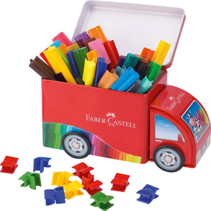 Plumones Faber Castell Estuche Camión 33 Pz - Faber Castell - uso