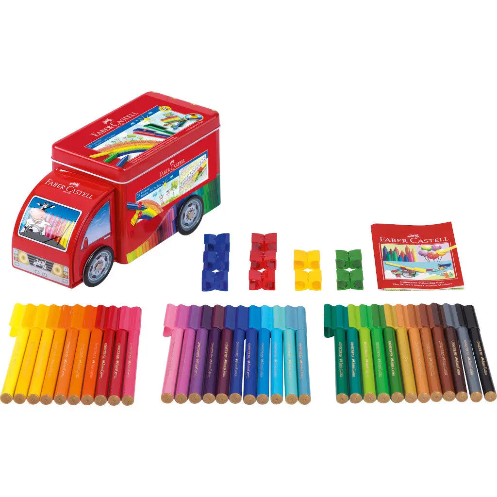 Plumones Faber Castell Estuche Camión 33 Pz - Faber Castell - uso