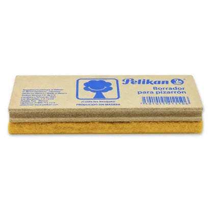 Borrador Pizarron Madera Mdf Fieltro Pelikan 1 Pieza - Pelikan - vista trasera