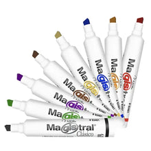 Marcadores Azor para Pizarrón Blanco Magistral Clasico 6mm 12 Piezas Elige Color Verde - Azor - detalle