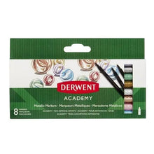 DERWENT - Marcadores metálicos 8 piezas - Derwent Academy