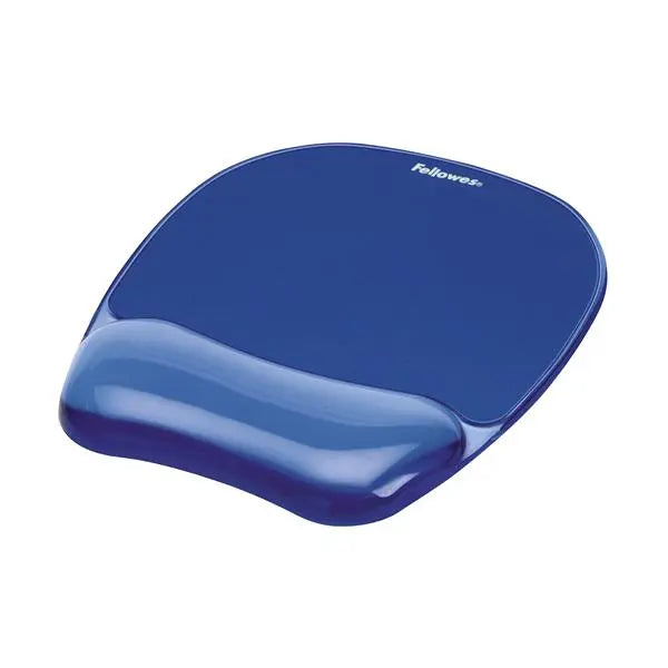 Mouse Pad con Reposamuñecas de Gel Crystal™ - Azul Fellowes - Fellowes - vista lateral