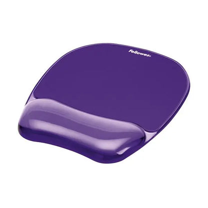 Mouse Pad con Reposamuñecas de Gel Crystal™ - Morado - Fellowes
