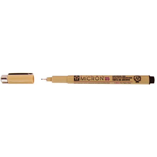 Estilógrafos Sakura Pigma Micrón Escoge punta y color. 05 de .45mm 1 Pz Negro - Sakura