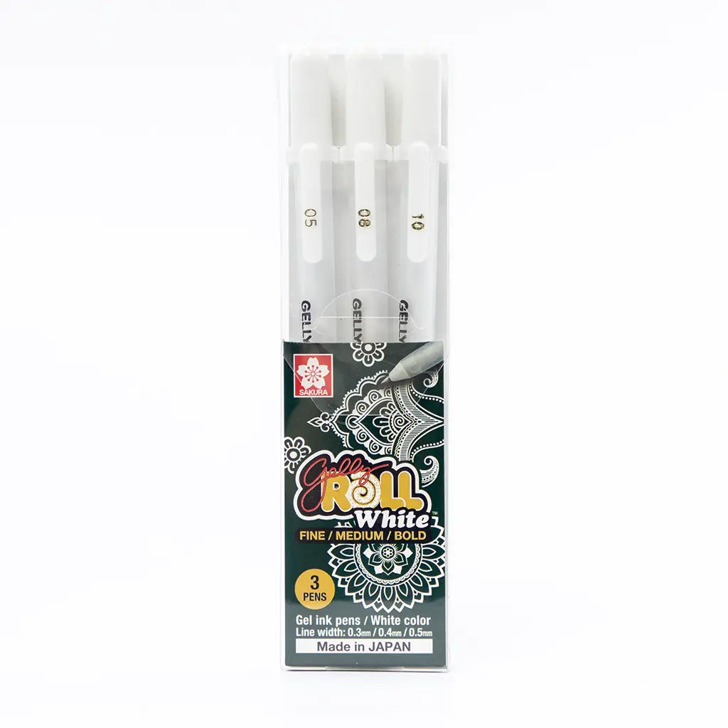 Sakura Set Con 3 Piezas De Gelly Roll Blanca - Sakura