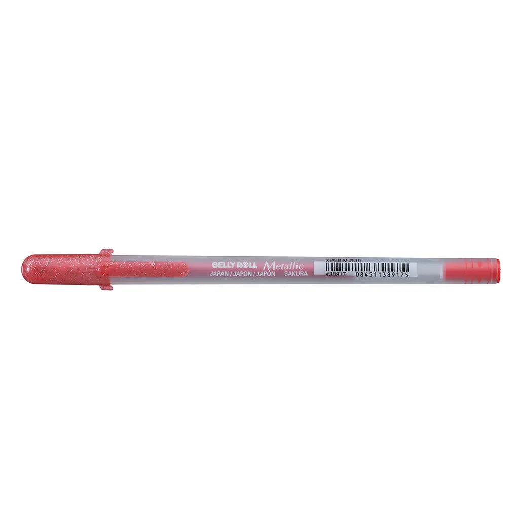 GELLY ROLL - Pluma metálica 1.0 mm rojo metálico no 519 - Rodin