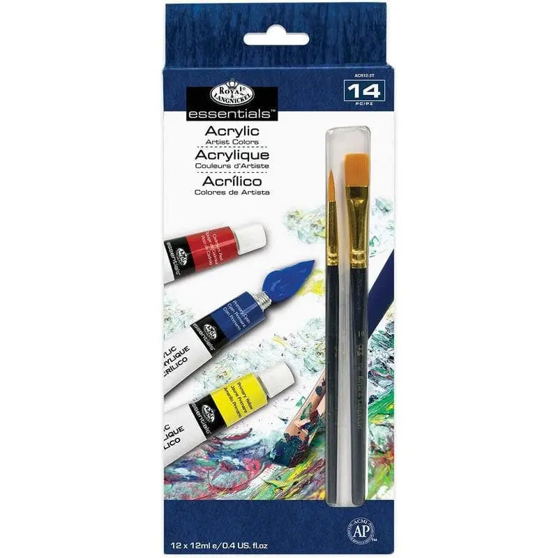 Set de acrílicos con 12 tubos de 12 ml - Rodin